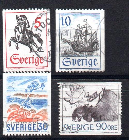 Schweden Jahr 1967/68 Nr. 574/77 (o)